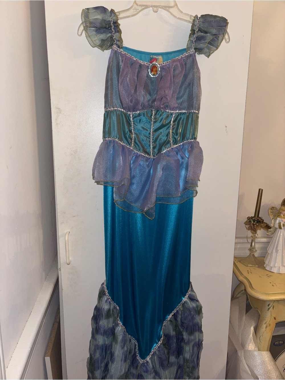 Disney Blue and Purple Shimmering Mermaid Gown
